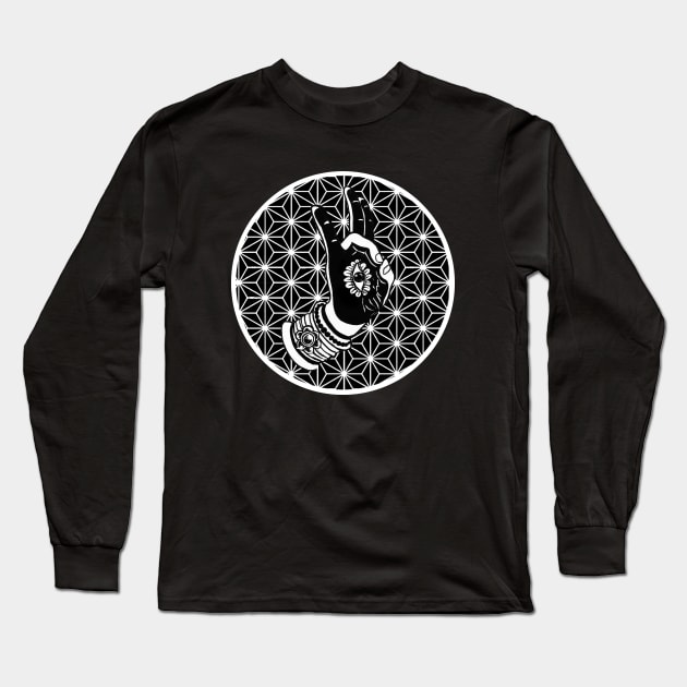 Hamsa Long Sleeve T-Shirt by Luke Gray